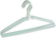 🧺 multipurpose merrick vinyl coated drip dry hangers: set of 10 - hygienic and efficient laundry drying solution логотип