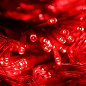 img 1 attached to 🎄 ASmile 500 LED Christmas Lights in Red - Indoor Twinkling String Lights Plug in for Party, Bar, Bedroom - Outdoor Xmas Tree Decor, 173.9ft