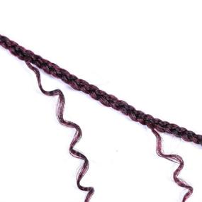 img 1 attached to Crochet Prelooped Bohemian Braiding Inch，Pack