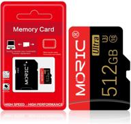 💾 512 гб скоростная карта micro sd класса 10 с бесплатным адаптером sd для android смартфонов, планшетов и других устройств логотип