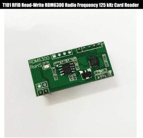 img 2 attached to 🔍 KOOBOOK 2-Pack RDM6300 RFID Card Reader Module (UART) for Arduino - 125KHZ EM4100 RF Module for ID Reading