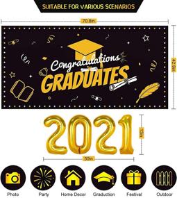 img 3 attached to 🎓 Декорация для выпускного 2021 года: праздничные принадлежности, баннеры, задники и воздушные шары