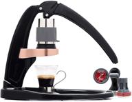 flair signature espresso maker - the ultimate manual espresso press for authentic home brewing (pressure kit, black) logo