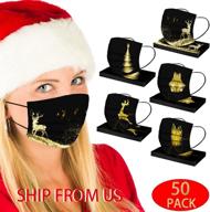 christmas disposable face_mask breathable protection логотип