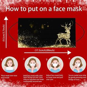 img 2 attached to Christmas Disposable Face_Mask Breathable Protection