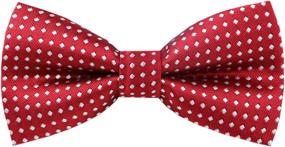 img 4 attached to 👔 Handmade Little Boys Ties and Bow Ties by Carahere - Boys' Accessories for a Stylish Look