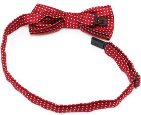 img 1 attached to 👔 Handmade Little Boys Ties and Bow Ties by Carahere - Boys' Accessories for a Stylish Look