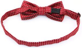 img 2 attached to 👔 Handmade Little Boys Ties and Bow Ties by Carahere - Boys' Accessories for a Stylish Look