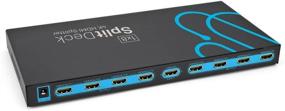 img 1 attached to Sewell Splitdeck 4K 8-port HDMI 2.0 Splitter - 1x8 Distribution Amplifier, 4K at 60Hz, 3D, HDCP 2.2, 4:4:4 Chroma - Improved SEO