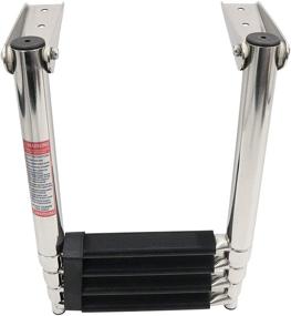 img 2 attached to Telescoping Folding Pontoon Ladder Stainless