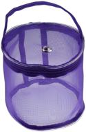 practical and portable purple yarn storage case: katech small round mesh bag for organizing knitting, crochet, and sewing supplies logo