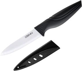 img 1 attached to Versatile 6-Piece Ceramic Steak Knives Set - Sharp DSNN Blades for Kitchen, Outdoor BBQ & More