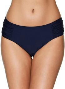 img 4 attached to 🩱 Women's Ruched Bikini Bottoms - Full Coverage Swim Briefs by Beautyin