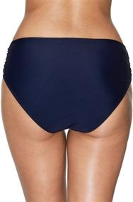 img 3 attached to 🩱 Women's Ruched Bikini Bottoms - Full Coverage Swim Briefs by Beautyin