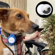 🐶 airbud case: apple-compatible pet or bag tracker - locate lost animals or bags! (one, black) logo