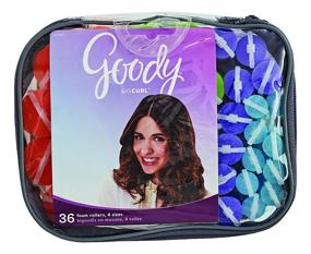 img 2 attached to 🌀 Goody GoCurl Foam Hair Rollers - 36 Count Assorted Colors - Enhance SEO