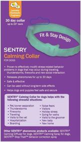 img 2 attached to 🐶 Effective 3-Pack: Sentry Calming Collar for Dogs in New Purple Shade