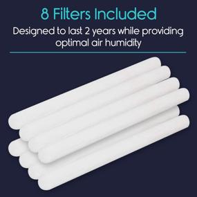 img 3 attached to 🌬️ Optimized Replacement Filters for Vive Mini Humidifier - Up to 90 Days Per Stick - Ideal for Travel, Car, Baby Bedroom, Office - Portable Clean Personal Cooling Air - High-Quality Cotton Fiber Wicks (Pack of 8)