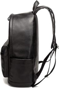 img 2 attached to CPJ Authentic Leather School Backpack