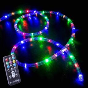 img 3 attached to 🌈 Sterno Home 1193818: 18ft LED Color Changing Rope Lights with Remote - Vibrant Patio Lighting for Beautiful Outdoor Decor