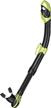 seac vortex snorkel black yellow logo