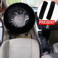 alusbell steering handbrake shoulder winter interior accessories logo