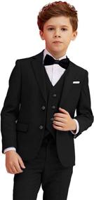 img 3 attached to Suits Formal Outfit Tuxedo Blazer Boys' Clothing ~ Suits & Sport Coats