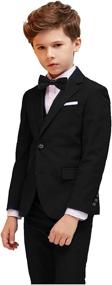 img 2 attached to Suits Formal Outfit Tuxedo Blazer Boys' Clothing ~ Suits & Sport Coats