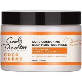 img 4 attached to 🥥 Carol's Daughter Coco Creme Curl Quenching Deep Moisture Hair Mask for Very Dry Hair - Curly Hair Products with Coconut Oil and Mango Butter, 12 Ounce