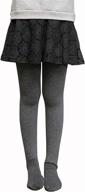 👖 fashionable and cozy: govc girls' winter warm fleece lined elastic waist velvet stretchy thick leggings logo