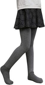 img 2 attached to 👖 Fashionable and Cozy: Govc Girls' Winter Warm Fleece Lined Elastic Waist Velvet Stretchy Thick Leggings