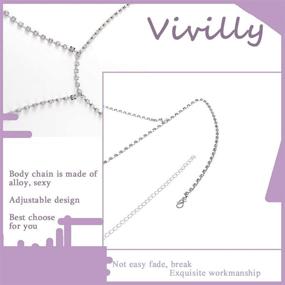 img 1 attached to Vivilly Crystal Sparkly Rhinestine Accessories Women's Jewelry