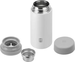 img 1 attached to 🍵 ZWILLING Thermo Tea & Fruit Infuser: 14.2 oz Silver-White Drinkware for Flavored Refreshment