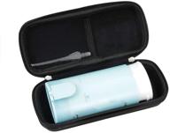 hermitshell tough eva storage case for panasonic ew-dj10-a oral dental water flosser on the go logo