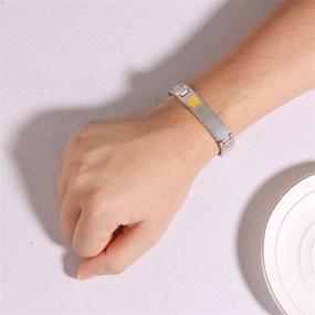 img 2 attached to XUANPAI Breast Therapy Medical Bracelet Girls' Jewelry