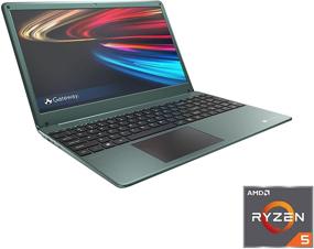 img 1 attached to 💻 High-Performance Gateway 15.6" FHD Ultra Slim Laptop | AMD Ryzen 5 3450U | 16GB RAM, 1TB SSD | THX Audio | Fingerprint Scanner | Windows 10 Home | Green+Oydisen Cloth