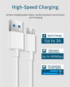 img 3 attached to 🔌 High-Quality USB Replacement Charging Cable for Beats by Dr Dre Studio Solo Powerbeats 3 2 2.0 Wireless Headphone and Pill Speakers - 5FT