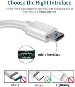 img 2 attached to 🔌 High-Quality USB Replacement Charging Cable for Beats by Dr Dre Studio Solo Powerbeats 3 2 2.0 Wireless Headphone and Pill Speakers - 5FT