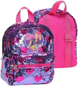 img 4 attached to 🎒 Shine with Style: JoJo Siwa Backpack Brushed Sequins - Perfect for Fashion-savvy Girls!