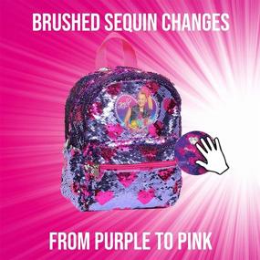 img 1 attached to 🎒 Shine with Style: JoJo Siwa Backpack Brushed Sequins - Perfect for Fashion-savvy Girls!