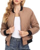 dilgul womens quilted sleeves lightweight women's clothing logo