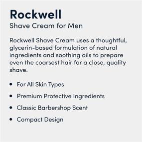 img 3 attached to 🪒 Barbershop Scent Rockwell Shave Cream