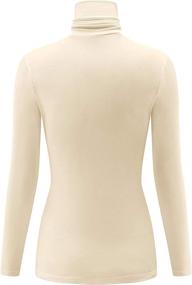 img 3 attached to 👚 Fashionable and Cozy: KLOTHO Women's Lightweight Turtleneck Thermal Tops