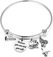 gzrlyf bracelet cheerleader cheerleading bracelet logo