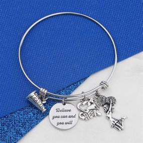 img 3 attached to Gzrlyf Bracelet Cheerleader Cheerleading Bracelet