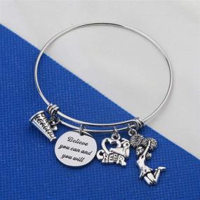 img 2 attached to Gzrlyf Bracelet Cheerleader Cheerleading Bracelet