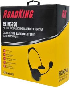 img 1 attached to 🎧 RoadKing RKING940: Ведущий премиальный шумоподавляющий Bluetooth-гарнитура с микрофоном для удобства использования без рук.