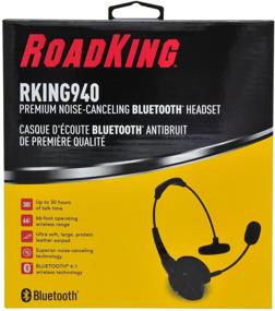 img 2 attached to 🎧 RoadKing RKING940: Ведущий премиальный шумоподавляющий Bluetooth-гарнитура с микрофоном для удобства использования без рук.