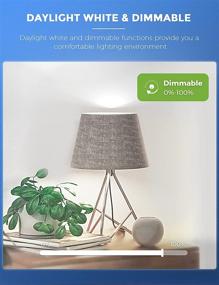 img 1 attached to 🔦 Lovely LOHAS Smart Light Bulb: Compatible with Alexa, Google Home &amp; Siri, A19 WIFI LED Bulb - Daylight 5000K, 9W (60W Equivalent), Dimmable, 850LM