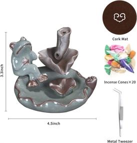 img 3 attached to Waterfall Incense Burner Backflow Aromatherapy